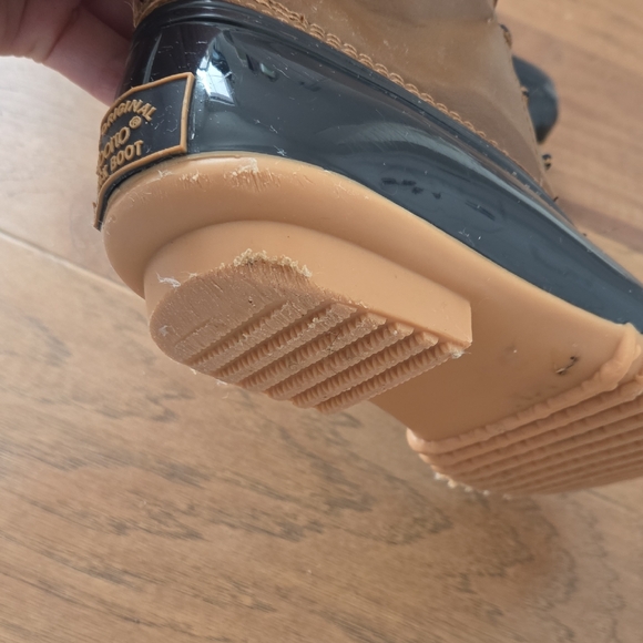 Brown and Black Duck Boots Kids - Lace Up Waterproof Style - Picture 6 of 7